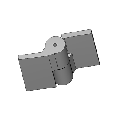 2875LH-316 Half Mortise Hinges